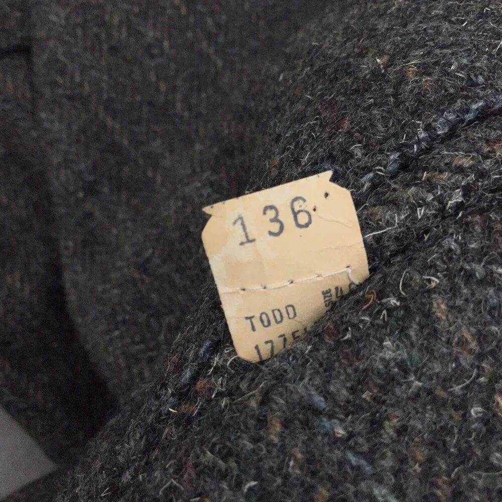 Sovereign Blazer Men 46 Gray Green Tweed Wool‎ Classic Sport Coat USA VTG